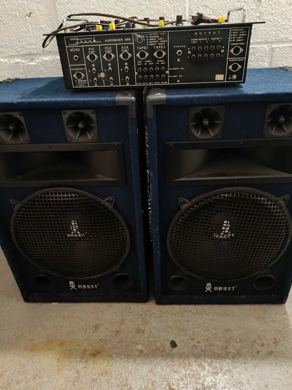 Ensemble de Sonorisation amplificateur et Haut parleur Audio et hifi