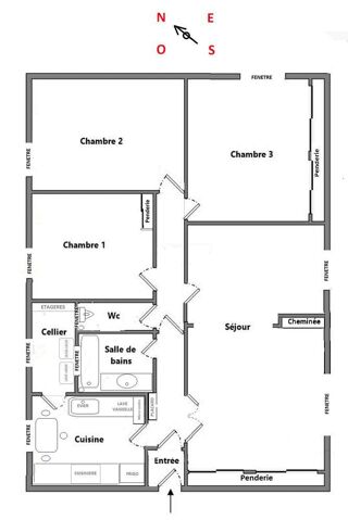  Appartement  vendre 5 pices 80 m Les clayes-sous-bois