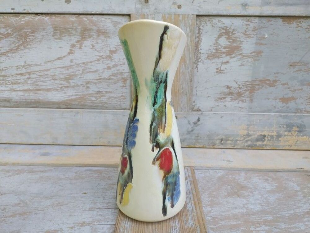 Vase Pichet C&eacute;ramique Vintage Jasba West Germany Décoration