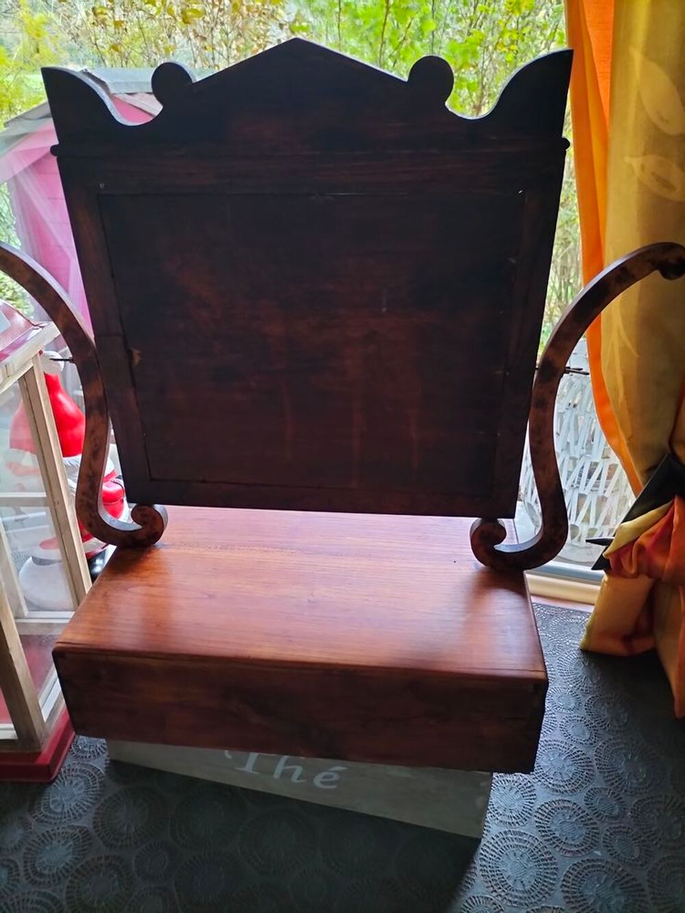 Miroir de barbier ou coiffeuse psych&eacute; tr&egrave;s ancien prix 50€ Meubles