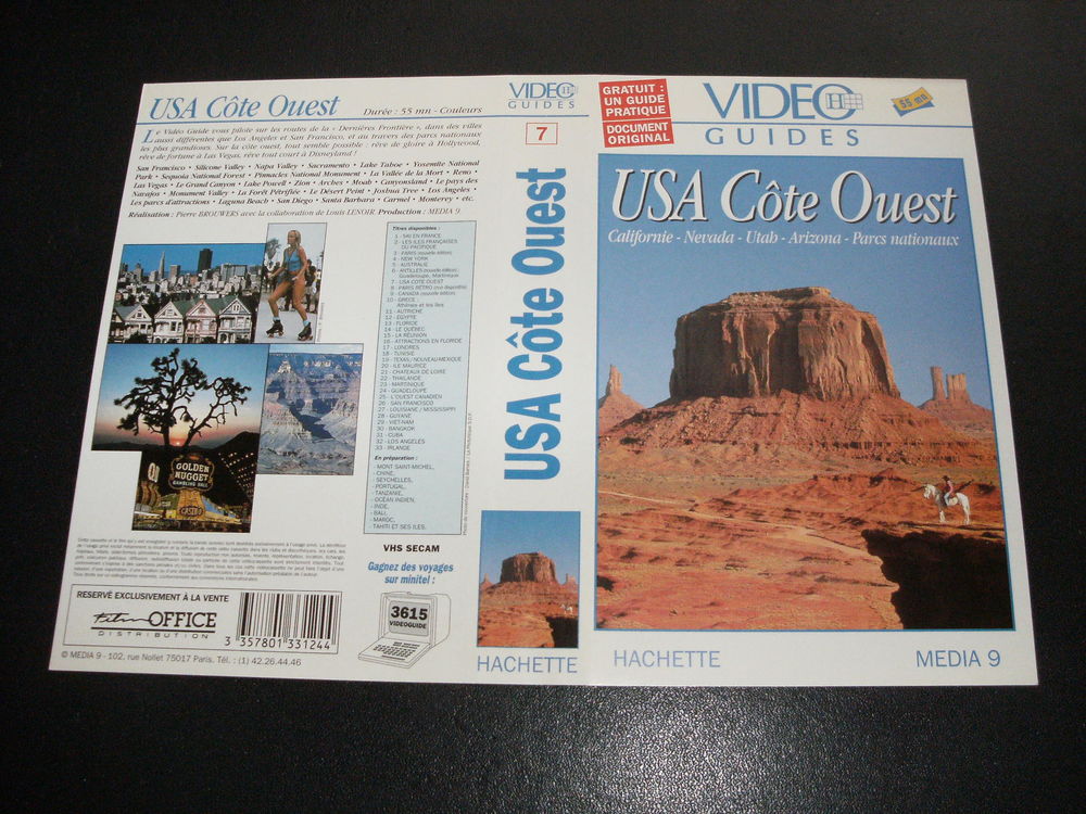Document : " USA cote ouest " DVD et blu-ray