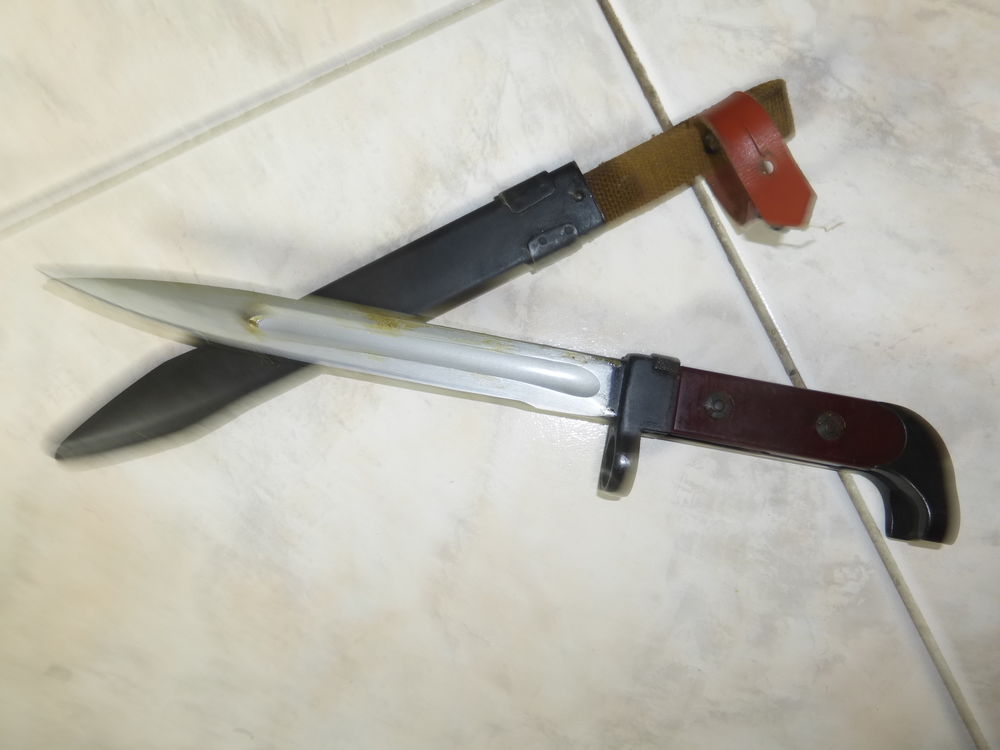 Baionnette Russe AK47 1er type 6x2 Union Sovi&eacute;tique Russie 