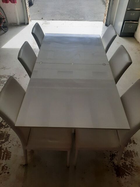 Table rectangulaire + 6 chaises assorties 250 Sainte-Marie (35)