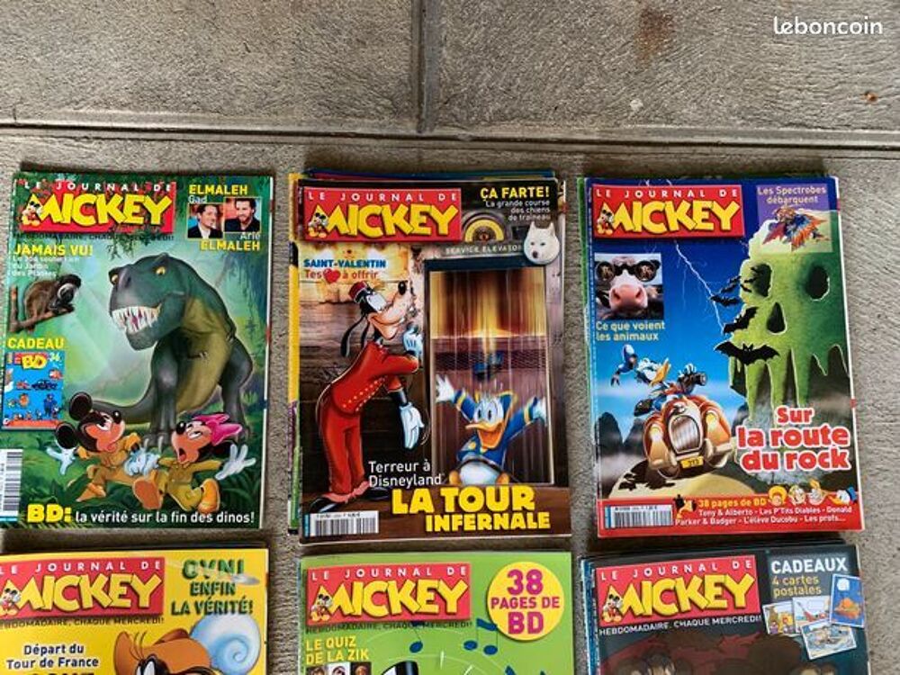 LOT DE 26 MAGASINES MICKEY DE 2006 a 2007 Livres et BD