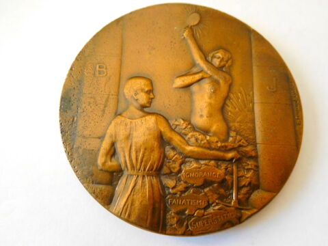 médaille maçonnique en bronze 60 Vitry-sur-Seine (94)