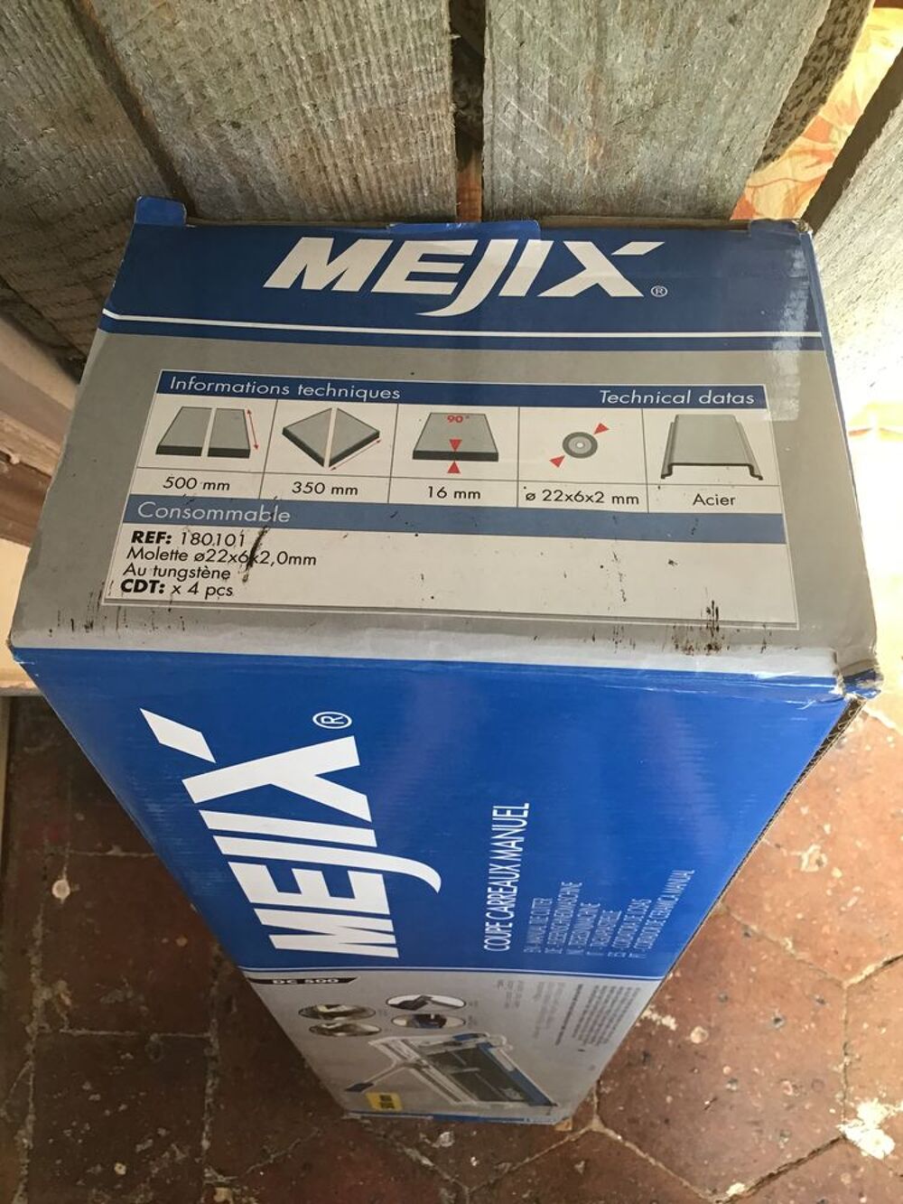 Coupe carreaux manuel Mejix. Bricolage