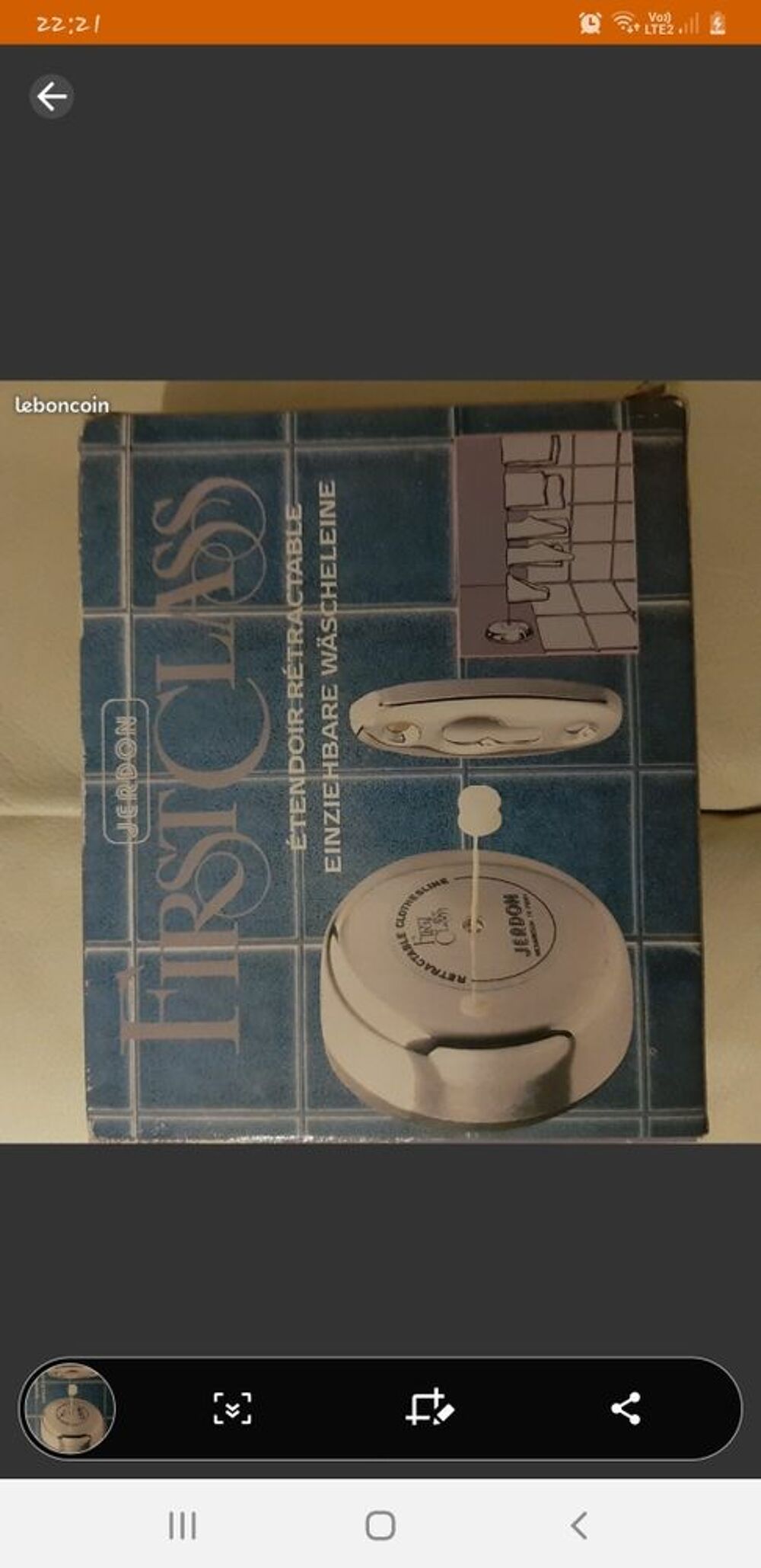 fil &agrave; linge &eacute;tirable Bricolage