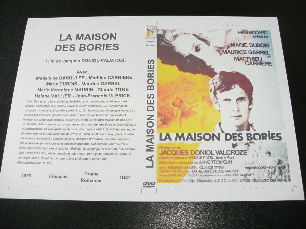 Film : " La maison des bories " DVD et blu-ray
