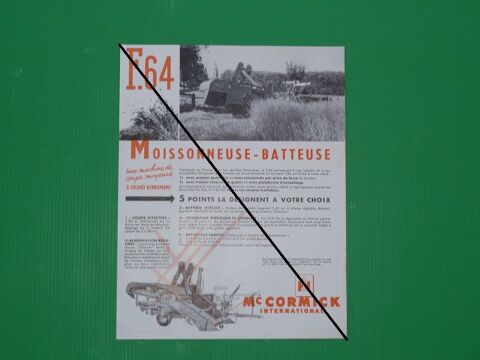 Prospectus Mac CORMICK MB F-64 1955 0 Marcilly-le-Hayer (10)