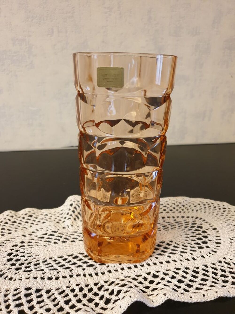 Vase rose ? Verrerie d'Arcin - Luminarc - Vintage Décoration