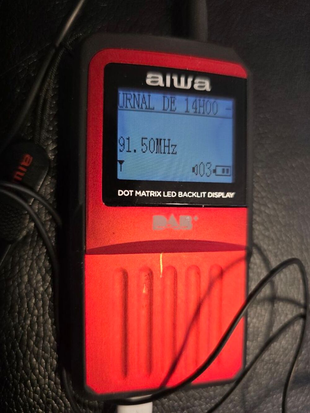 Mini DAB+ aiwa DAB+ / FM-RDS Pocket radio receiver + casque Audio et hifi