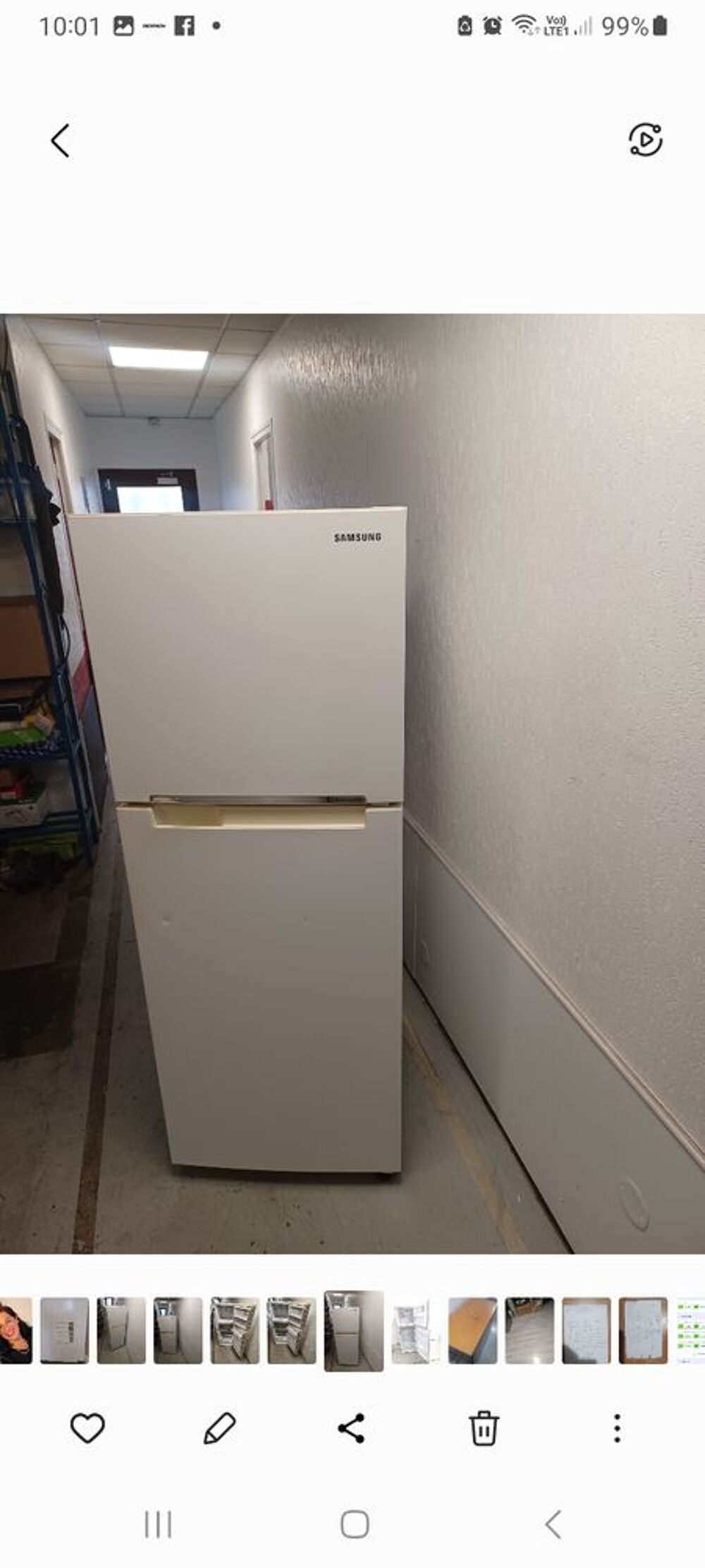 Refrigerateur congelateur samsung Electroménager