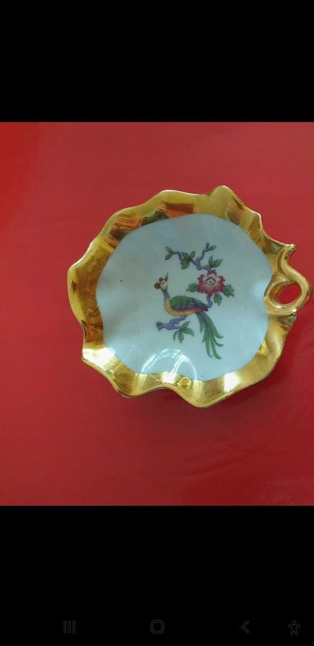 2 coupelles porcelaine Limoges 