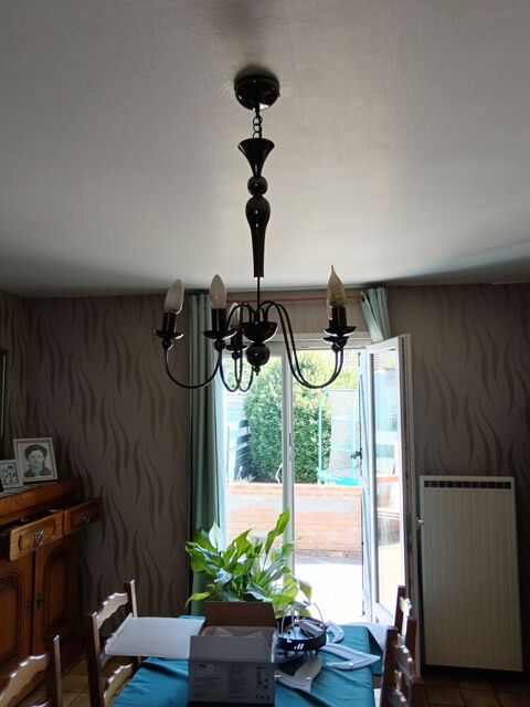 lustre acier laqué 5 lampes 26 Grande-Synthe (59)