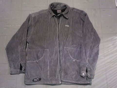 Veste blouson homme jean's velours grise Taille L 15 Toul (54)