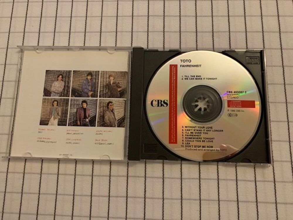CD musique Groupe TOTO : Fahrenheit. CD et vinyles