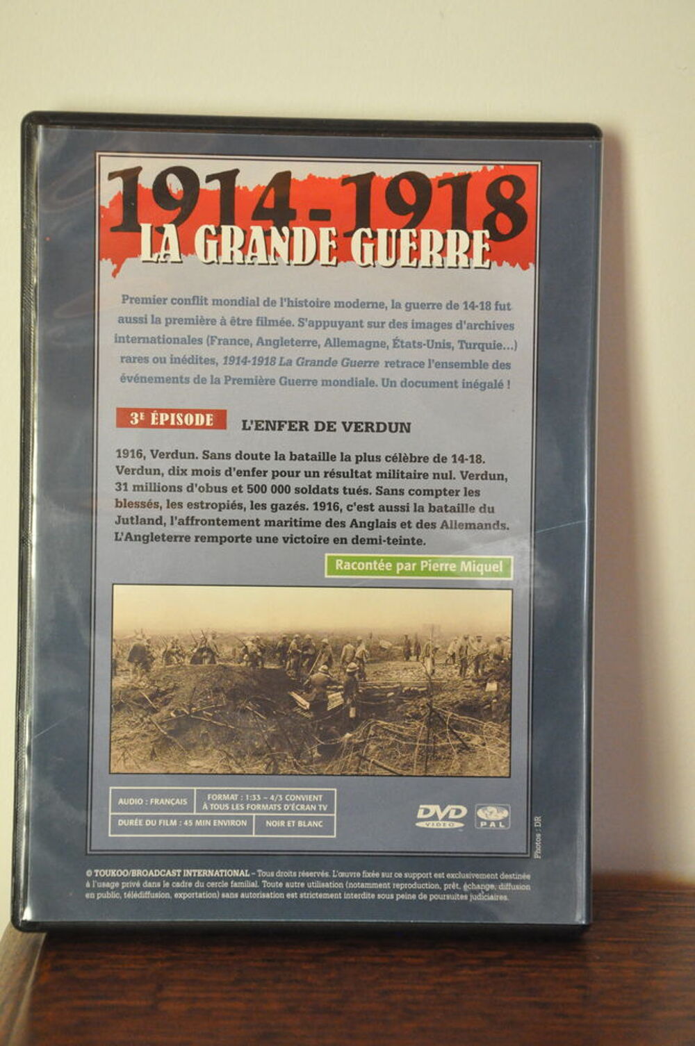 D.V.D de la grande guerre 14-18 DVD et blu-ray