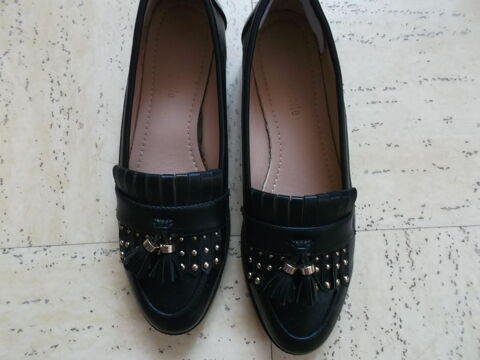 mocassins femme de couleur noir Cuverville (14)