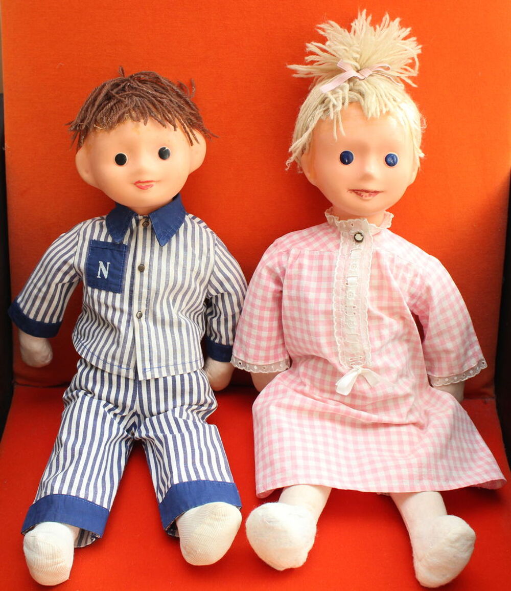 Poup&eacute;es CLODREY Pimprenelle et Nicolas (NOUNOURS) - ORTF Jeux / jouets