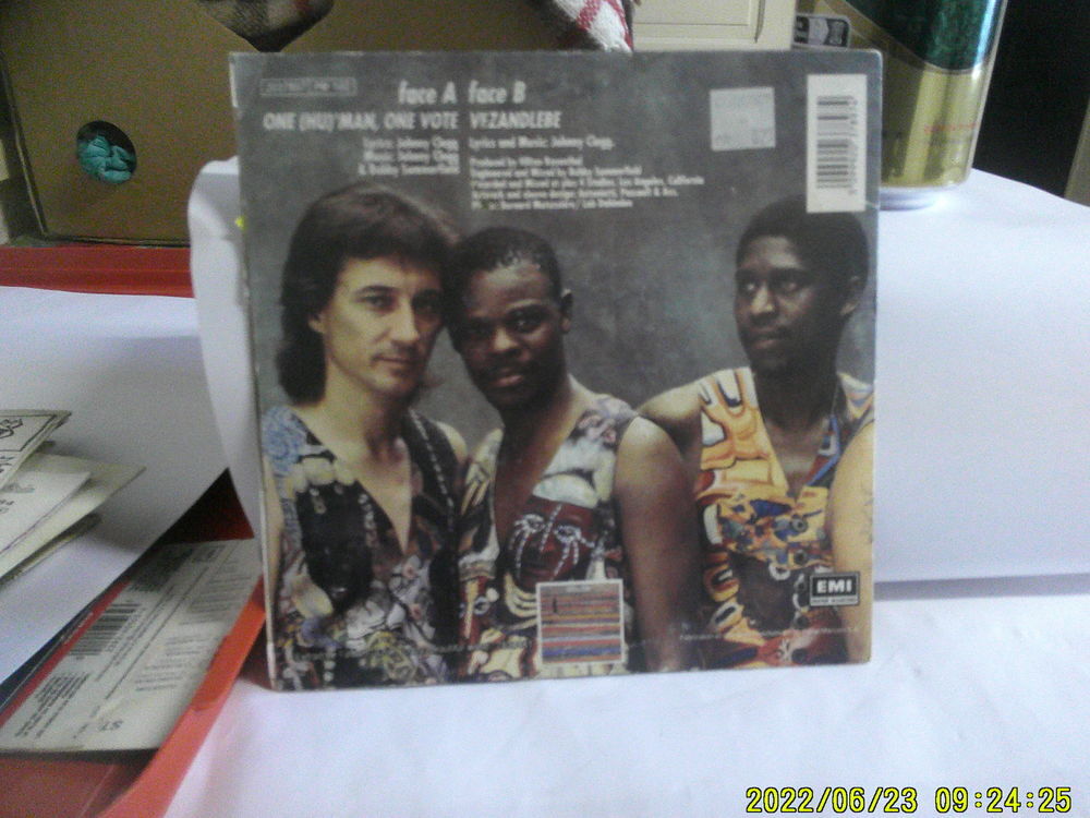 3 . Disques Vinyles de JOHNNY CLEGG &amp; SAVUKA 