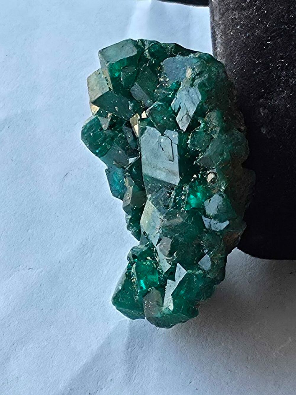 Cristaux de Dioptase Verte sur Matrice (RDC)-17g 