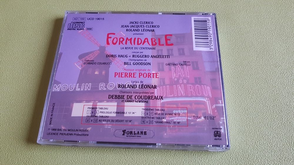FORMIDABLE MOULIN ROUGE CD et vinyles
