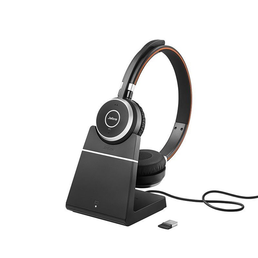 Casque Jabra Evolve 75 sans fil avec r&eacute;duction bruit active Audio et hifi