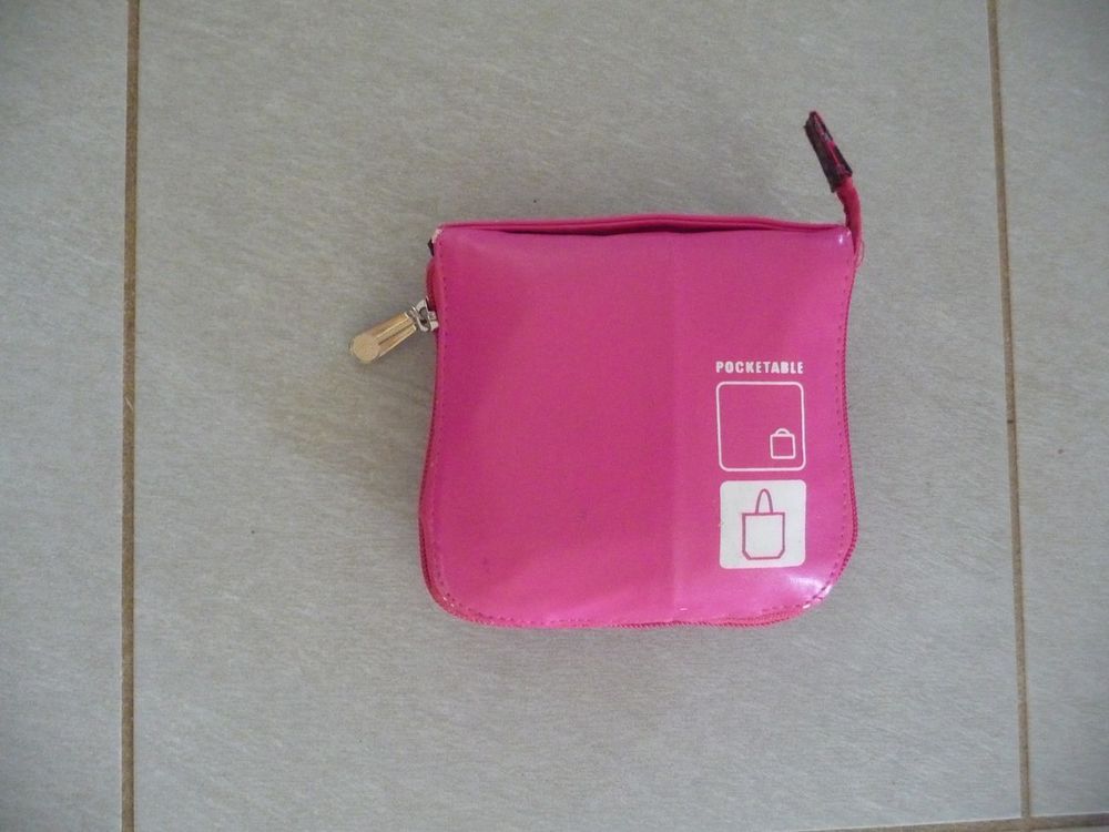 Sac pliable fond marron motifs multicolores Maroquinerie