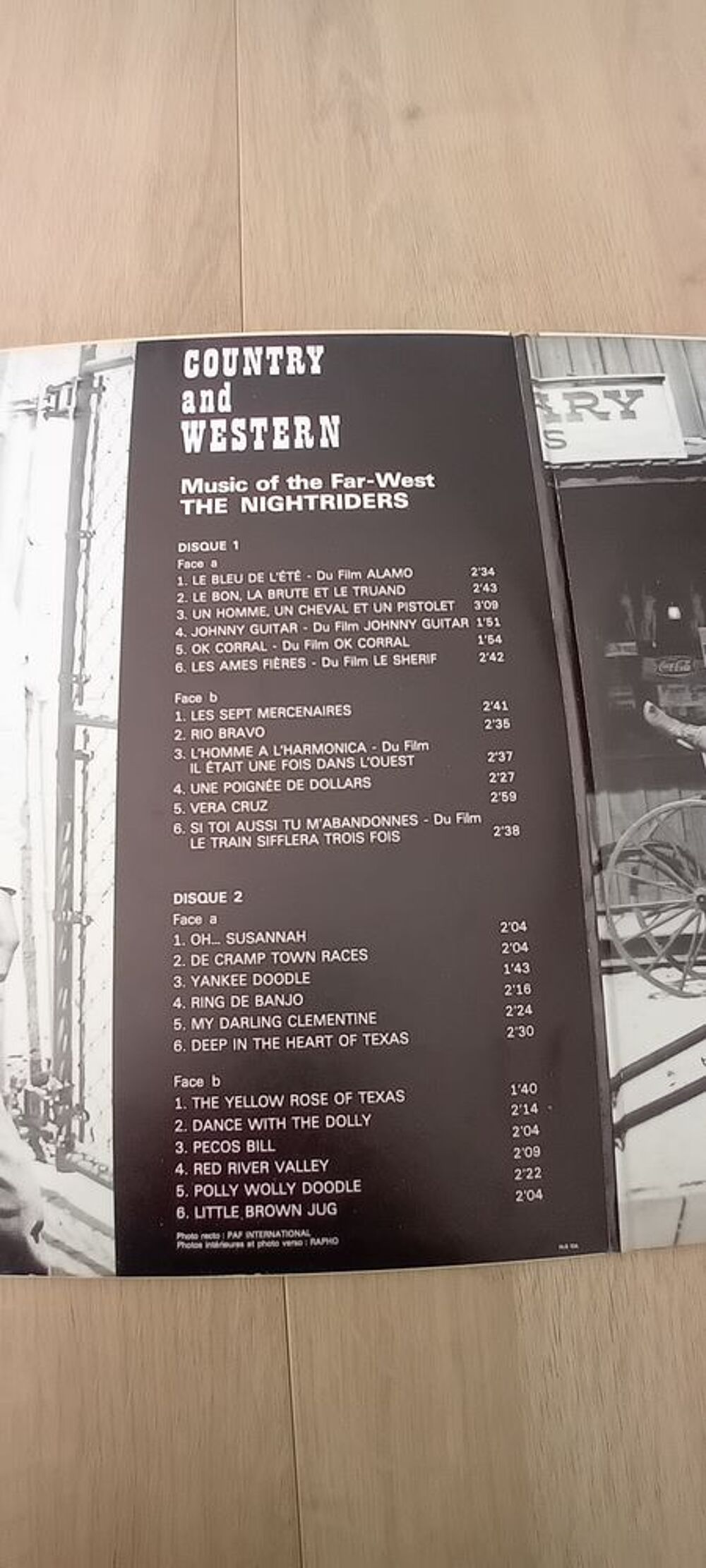 Double Disques 33 tours Musiques de films Western CD et vinyles