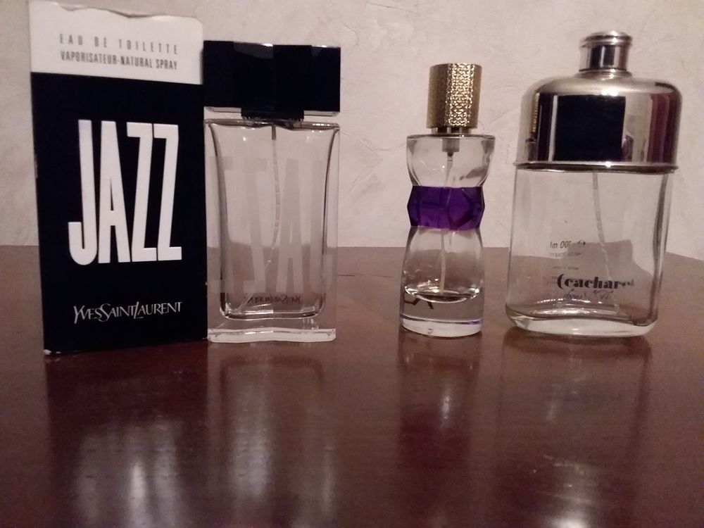 Lot de 3 parfums vides 