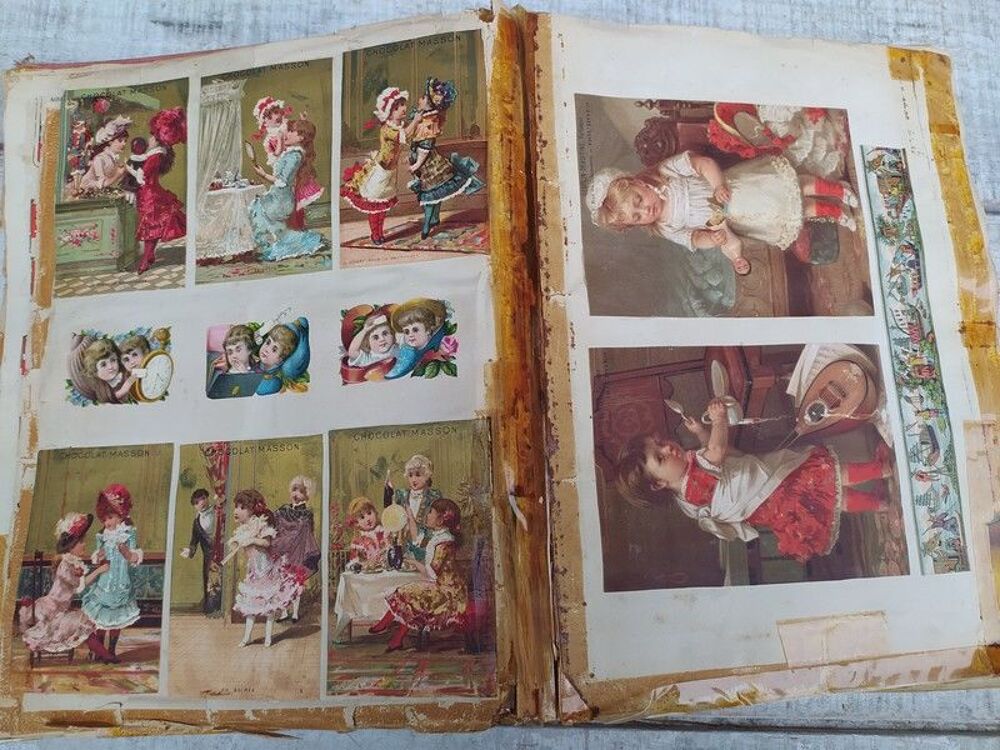 Album Images Chromos Publicitaire D&eacute;coupis XIX&egrave;me 