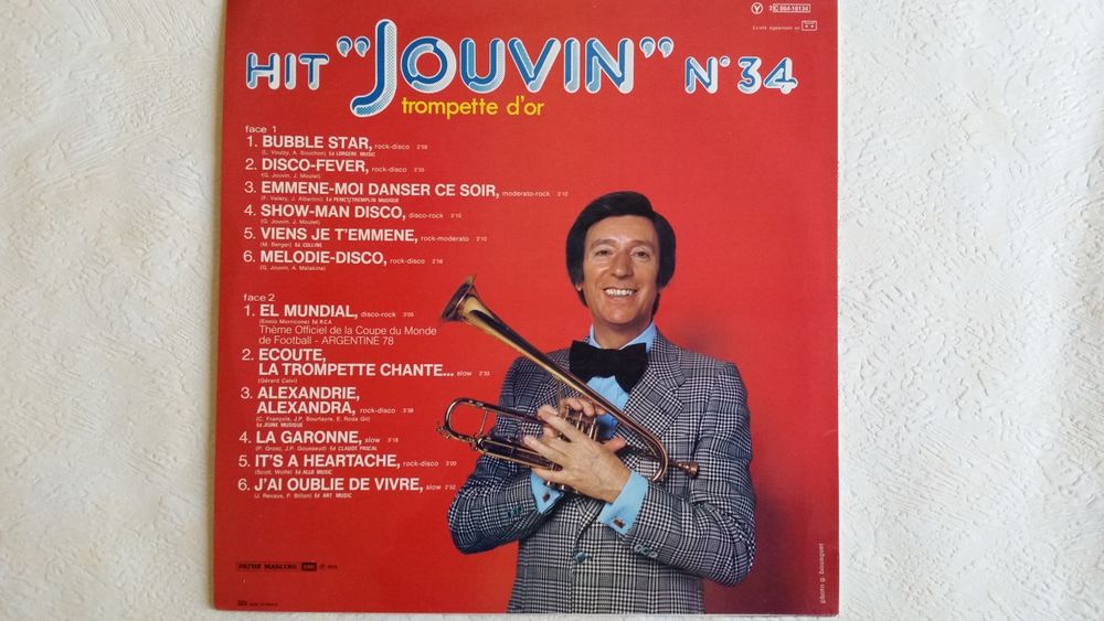 HIT " JOUVIN " N&deg;34 CD et vinyles