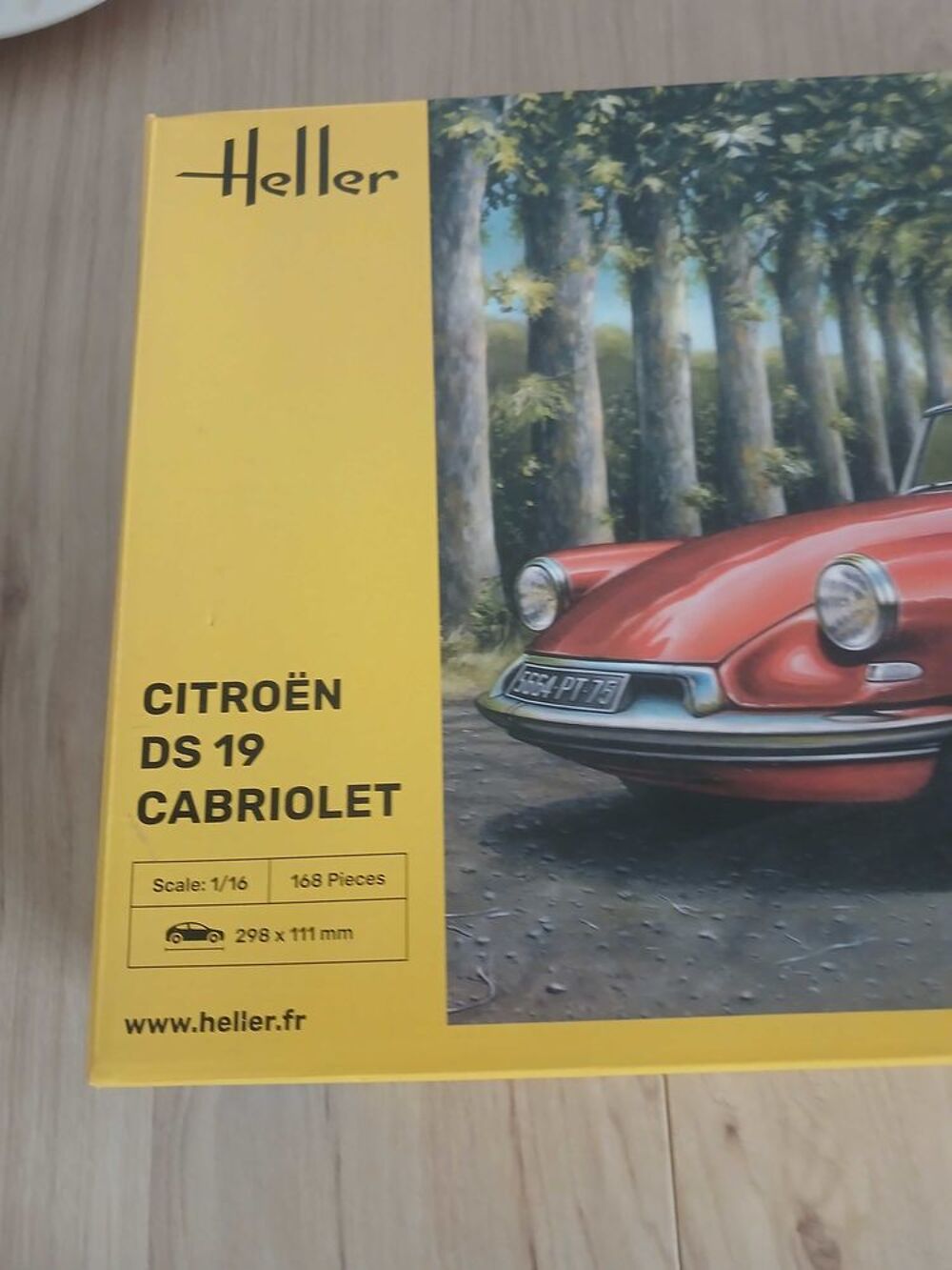 maquette DS 19 cabriolet 