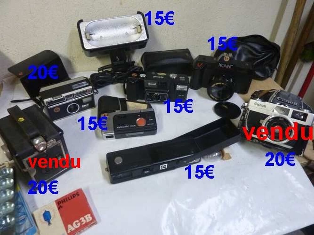 Appareils photo argentique Collection Photos/Video/TV