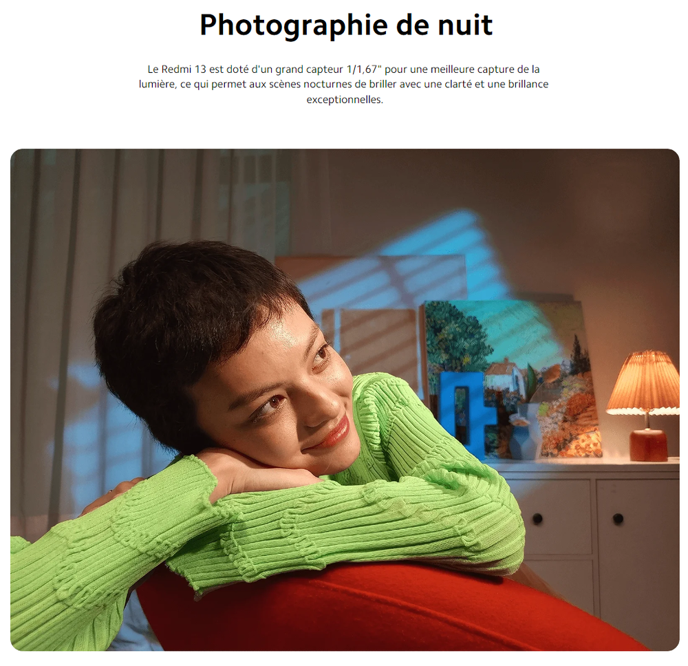 Xiaomi Redmi 13 Midnight Black 8GB RAM 256GB ROM Complet: Ch T�l�phones et tablettes