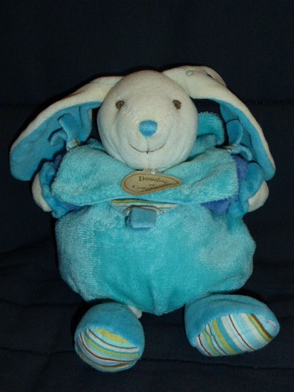 Doudou compagnie lapin Merlin Z'amigolos Puériculture