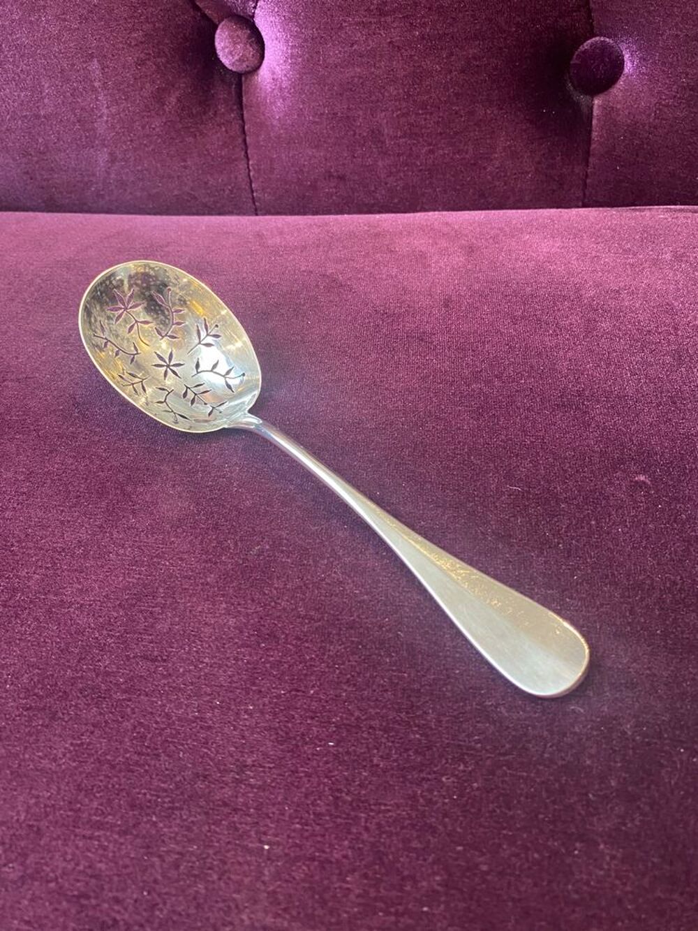 Petite cuill&egrave;re avec fleur simple Décoration
