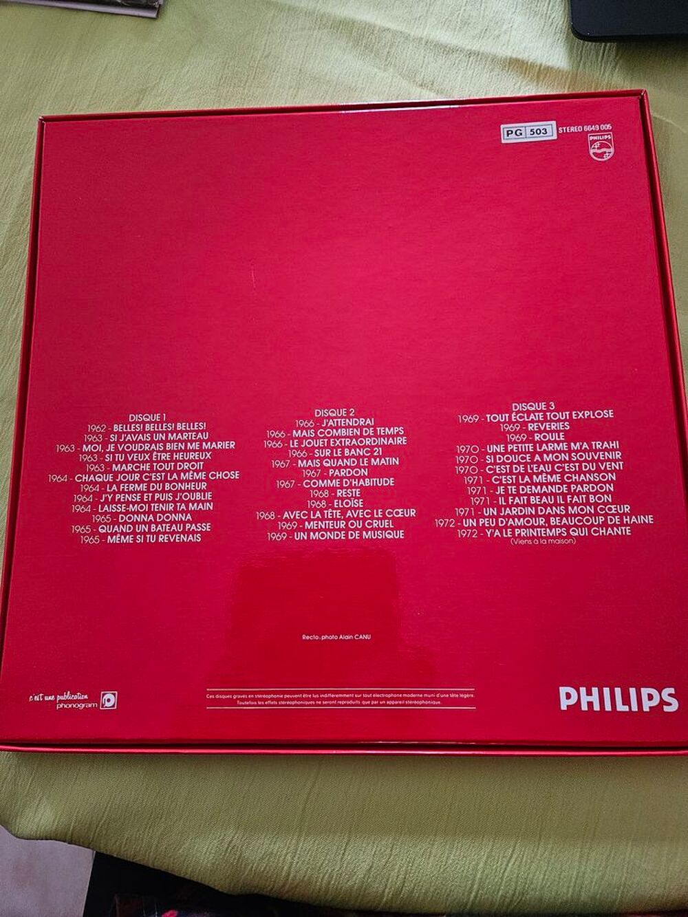 Claude fran&ccedil;ois coffret 3 disques hommage &agrave; claude fran&ccedil;ois CD et vinyles