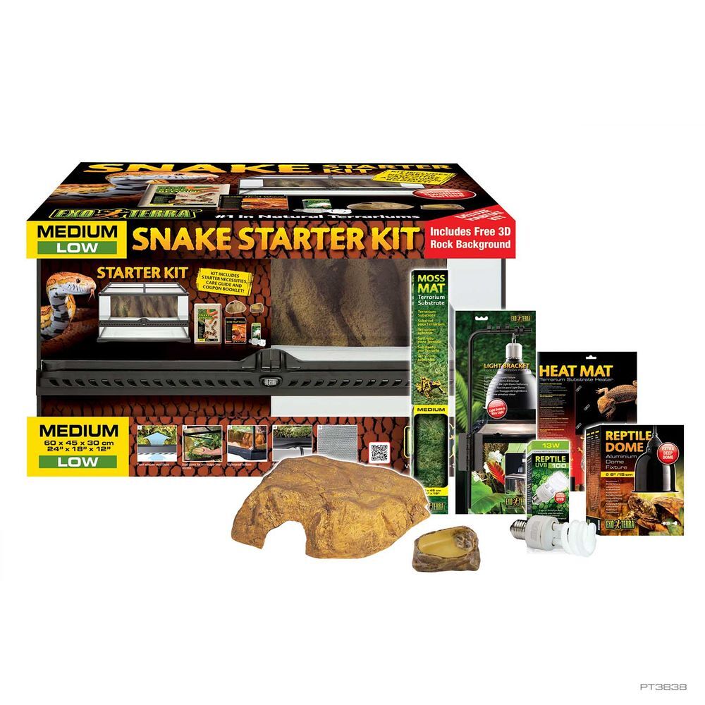 Terrarium &eacute;quip&eacute; pour serpents des bl&eacute;s Meubles