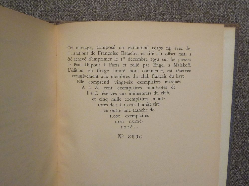 Histoire d'un Casse Noisette- Alexandre Dumas- 1952- Num&eacute;rot Livres et BD