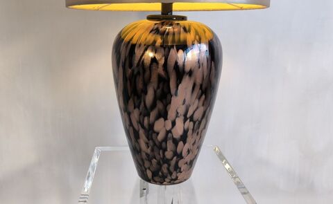 ??Lampe de table Murano Avventurina ? Vincenzo Nason, 1969, Créteil (94)