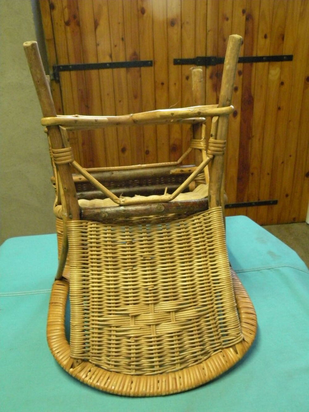 Fauteuil rotin enfant 2 tons Meubles