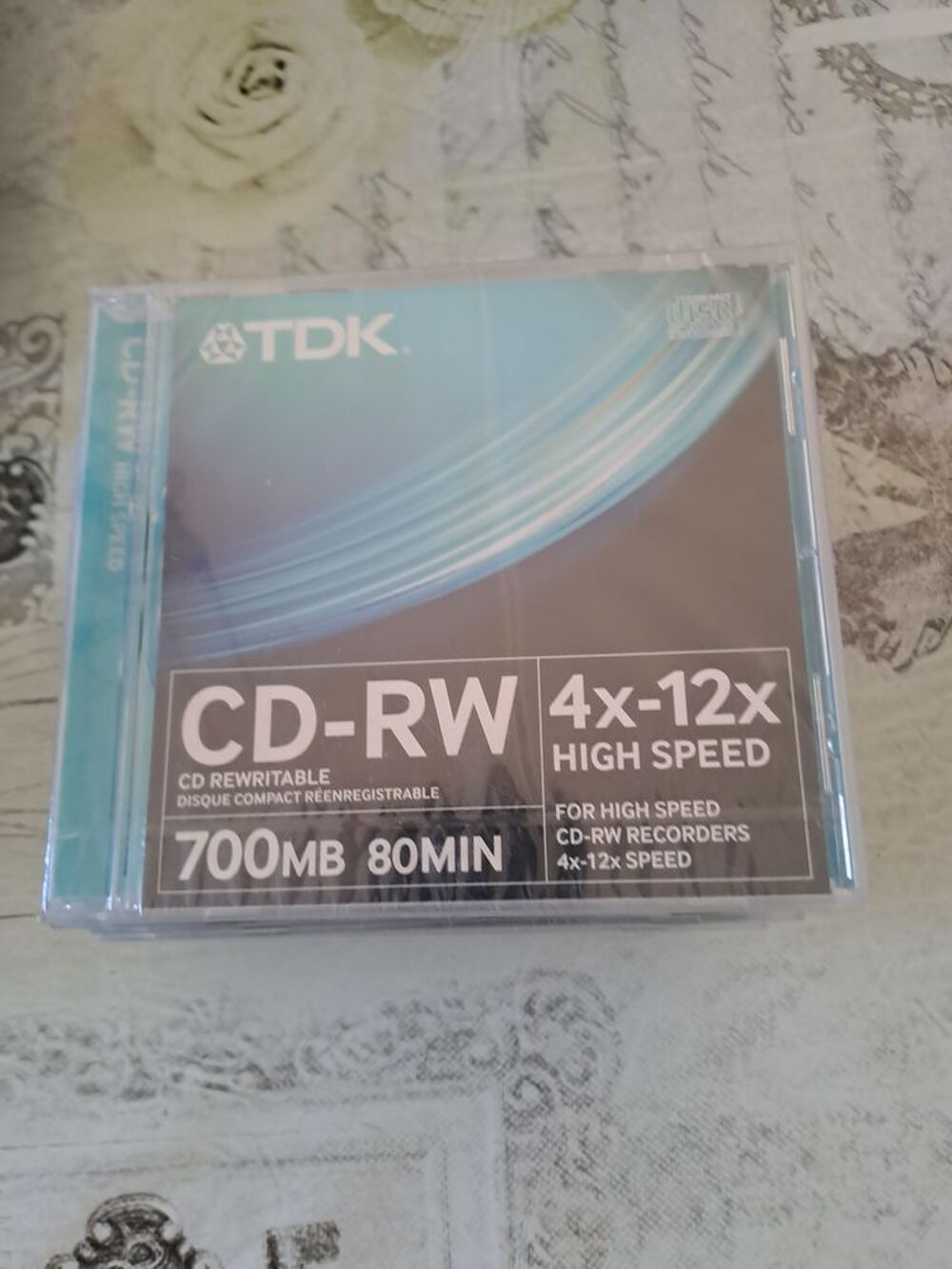 Lot de cd-rw TDK. CD et vinyles