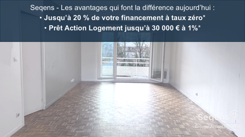   Appartement 3 pi�ces traversant avec deux balcons + box Appartement - 3 pi�ce(s) - 69 m�