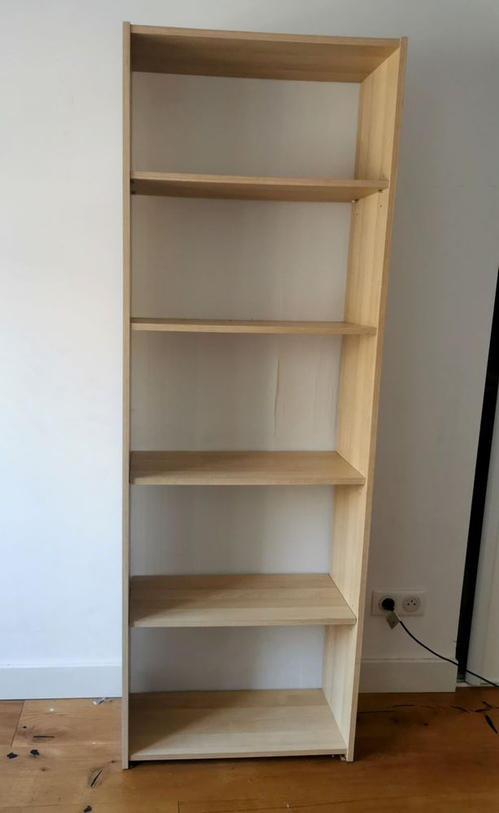 Grande &eacute;tag&egrave;re / Biblioth&egrave;que en bois clair (5 niches) Meubles