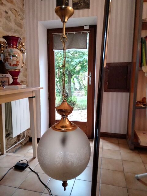 Lustre boule ancien. 40 Vierzon (18)