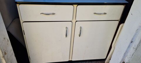 Meuble bas de cuisine vintage Formica 100 Chassal (39)