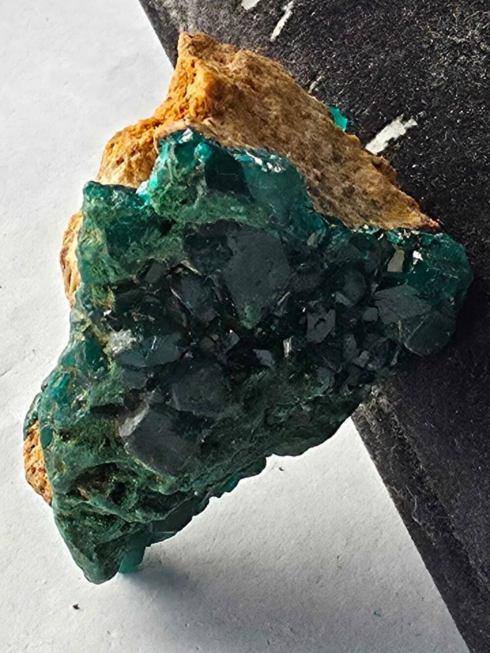 Pierre de collection Dioptase 43g-Min&eacute;ral authentique Congo 
