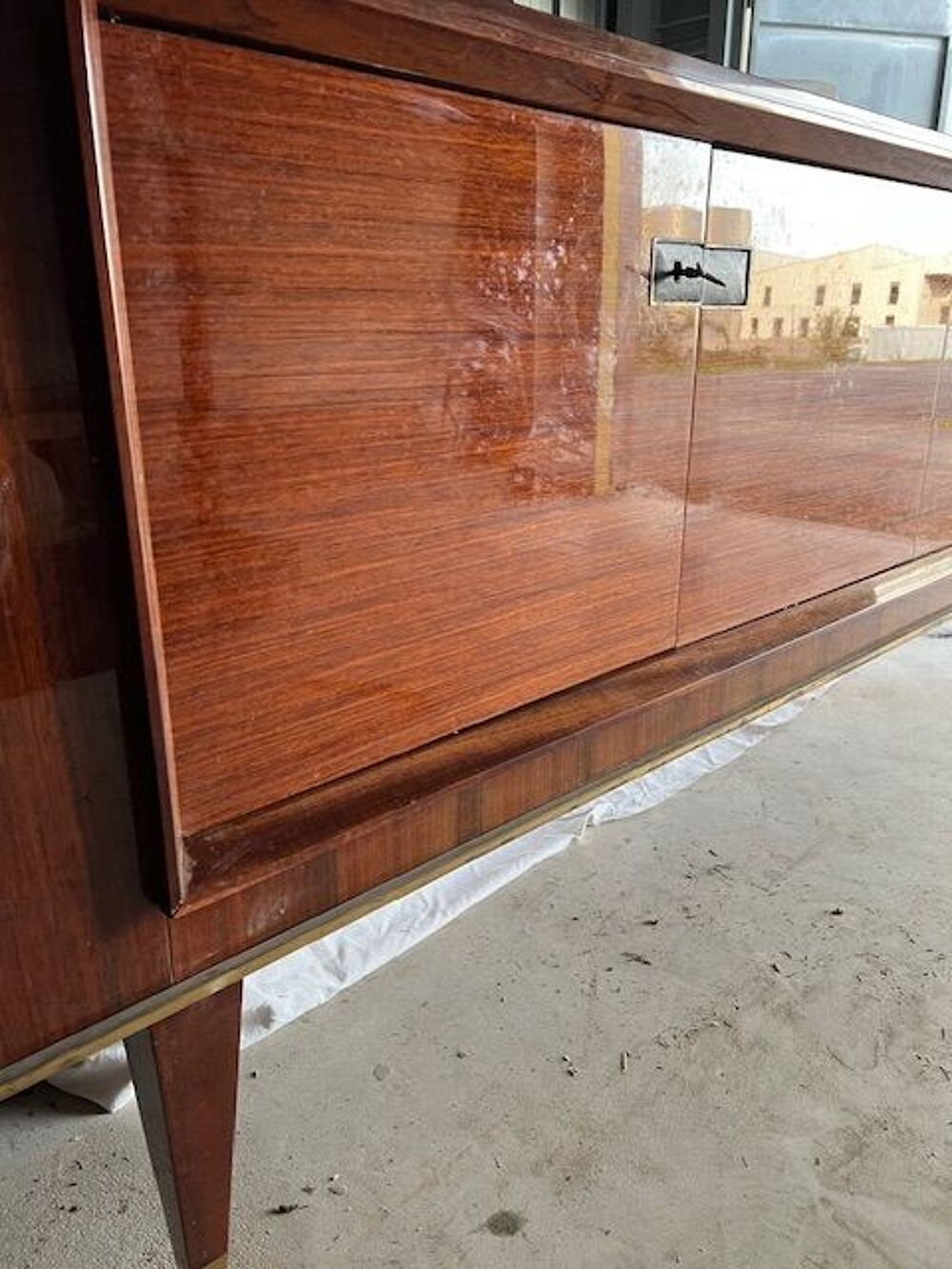 Enfilade style"scandinave" ann&eacute;es 60. En cm : L250 P50 H101 Meubles