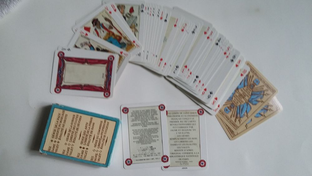 Jeu de cartes Dusserre : prise de la Bastille 